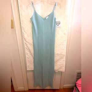 Freshman Blue Knit Summer Dress